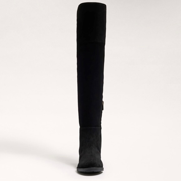 Sam Edelman Pam knee high suede black boot size 7.5 6.5 and 7 - Picture 2 of 7